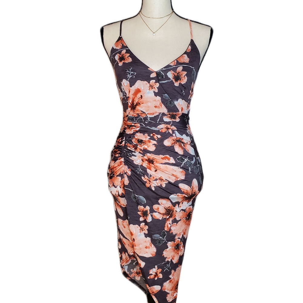 Floral Cinched Dress